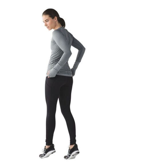 Lululemon Swiftly Tech Long Sleeve Crew Heathered Slate - Picture 6 of 8